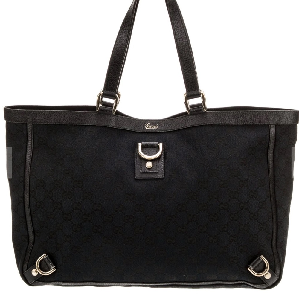 Gucci Large Abbey Black Tote Bag